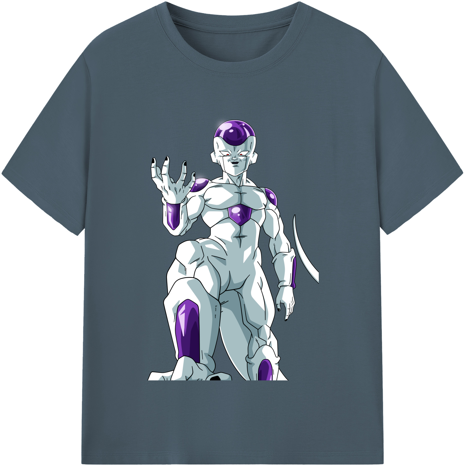 （画像用） ドラゴンボール フリーザ DRAGON BALL Frieza 綿100％半袖Tシャツ（フロントプリント）